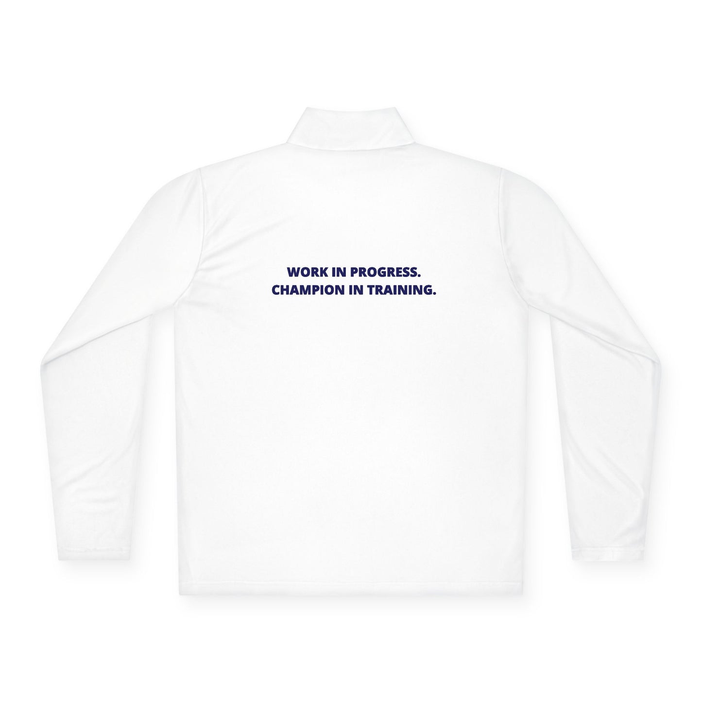 Unisex Quarter-Zip Pullover, Motivational Workout Sweatshirt, Fitness Training Top, Perfect for Athletes, Gift for Gym Lovers