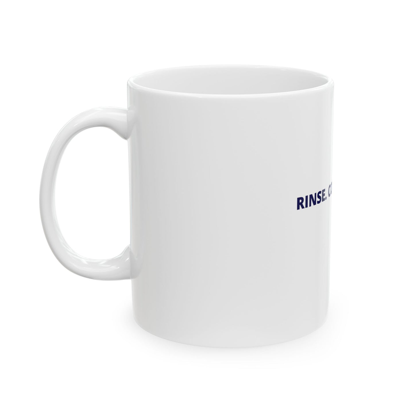 Motivational Ceramic Mug: Rinse. Coach. Repeat. for Coaches, Gifts, Home, Office, Coffee Lovers, Inspirational