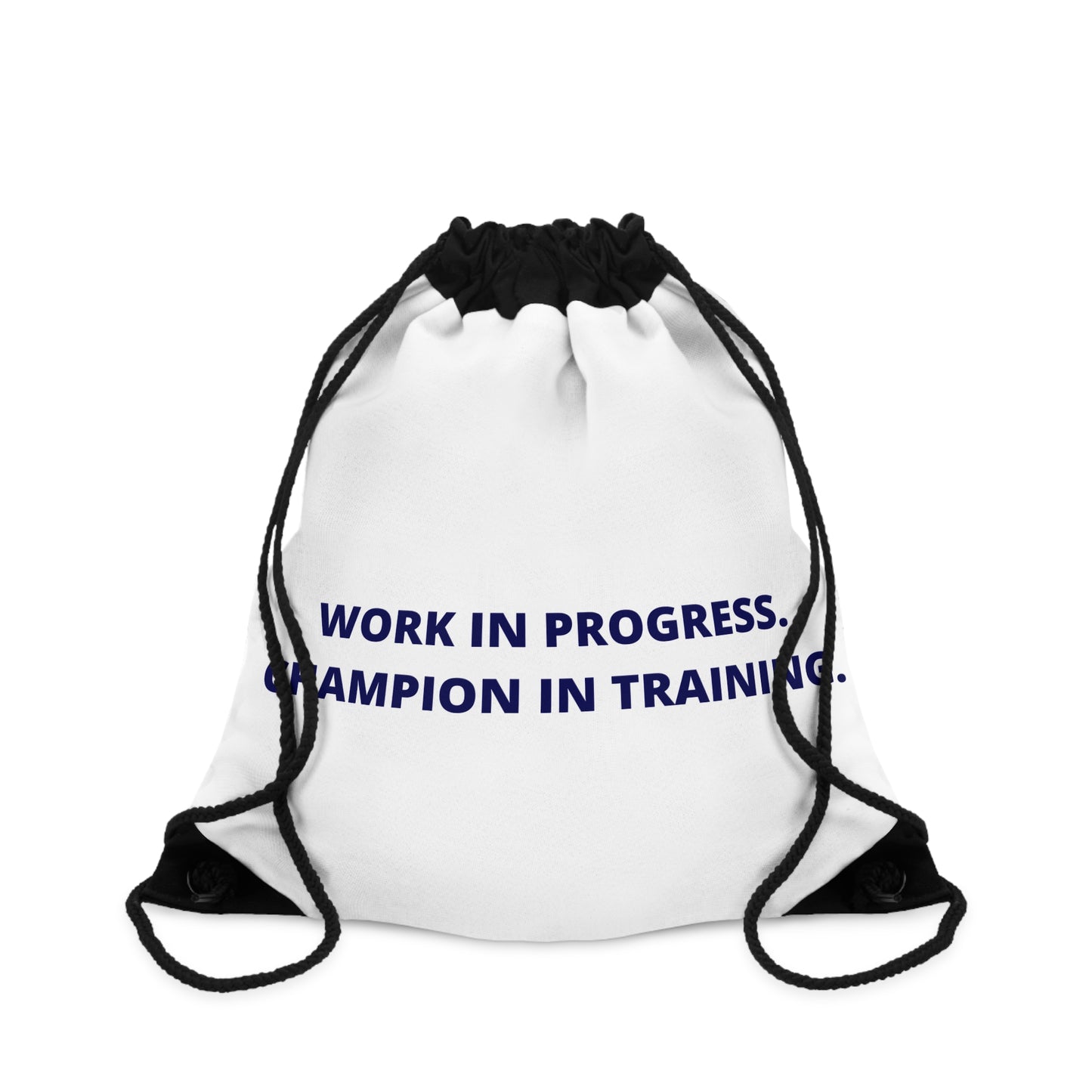 Motivational Drawstring Bag for Athletes, Gym Bag, Workout Gear, Fitness Training, Personalized Gifts